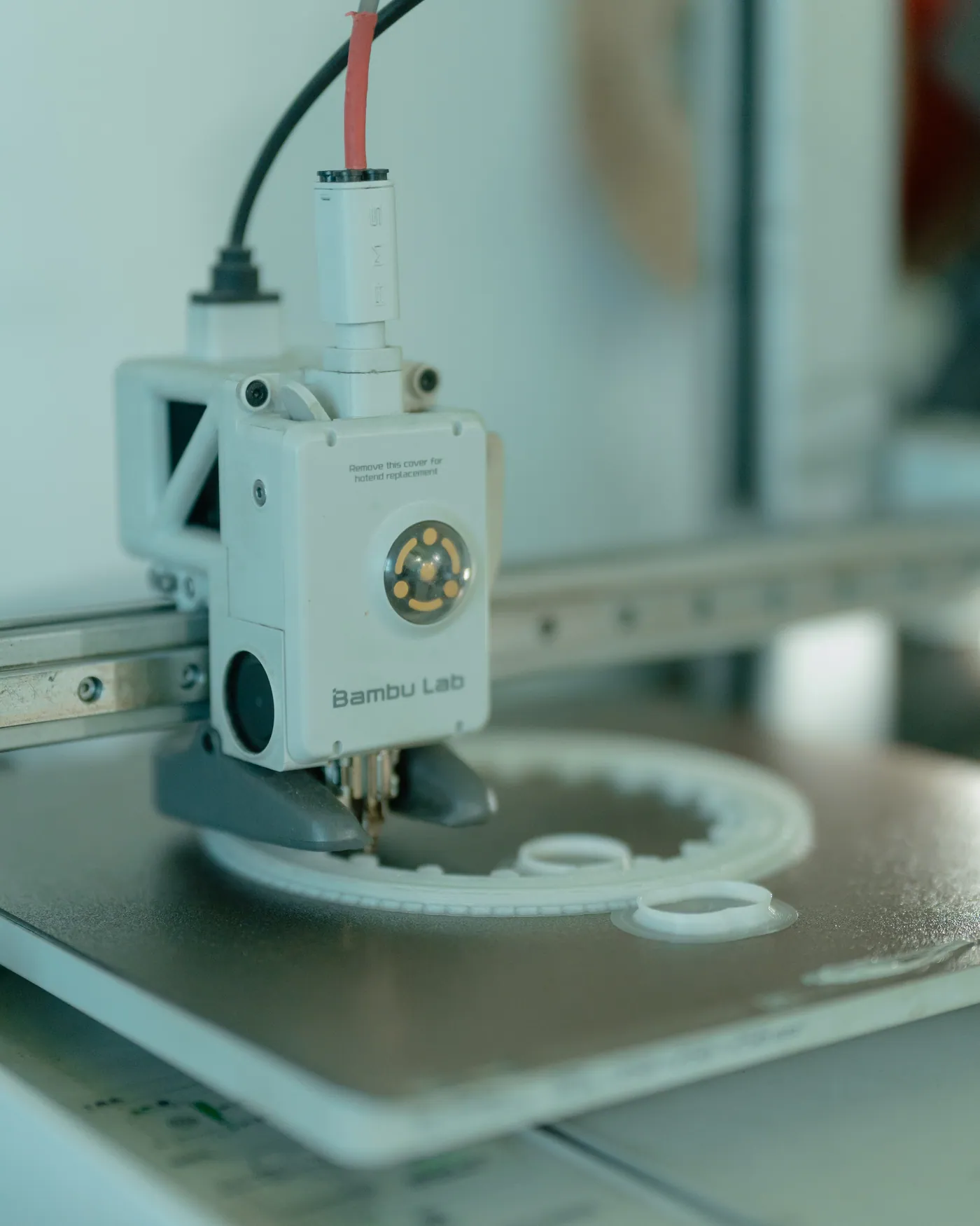 3D printer producing a prototype part